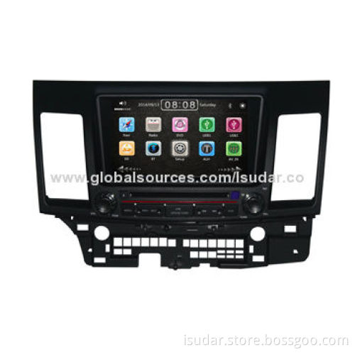8" Car DVD Player for Mitsubishi Lancer 2007, with 3G1, 080p Video Play, Supports iPhone 5, CPU800M
